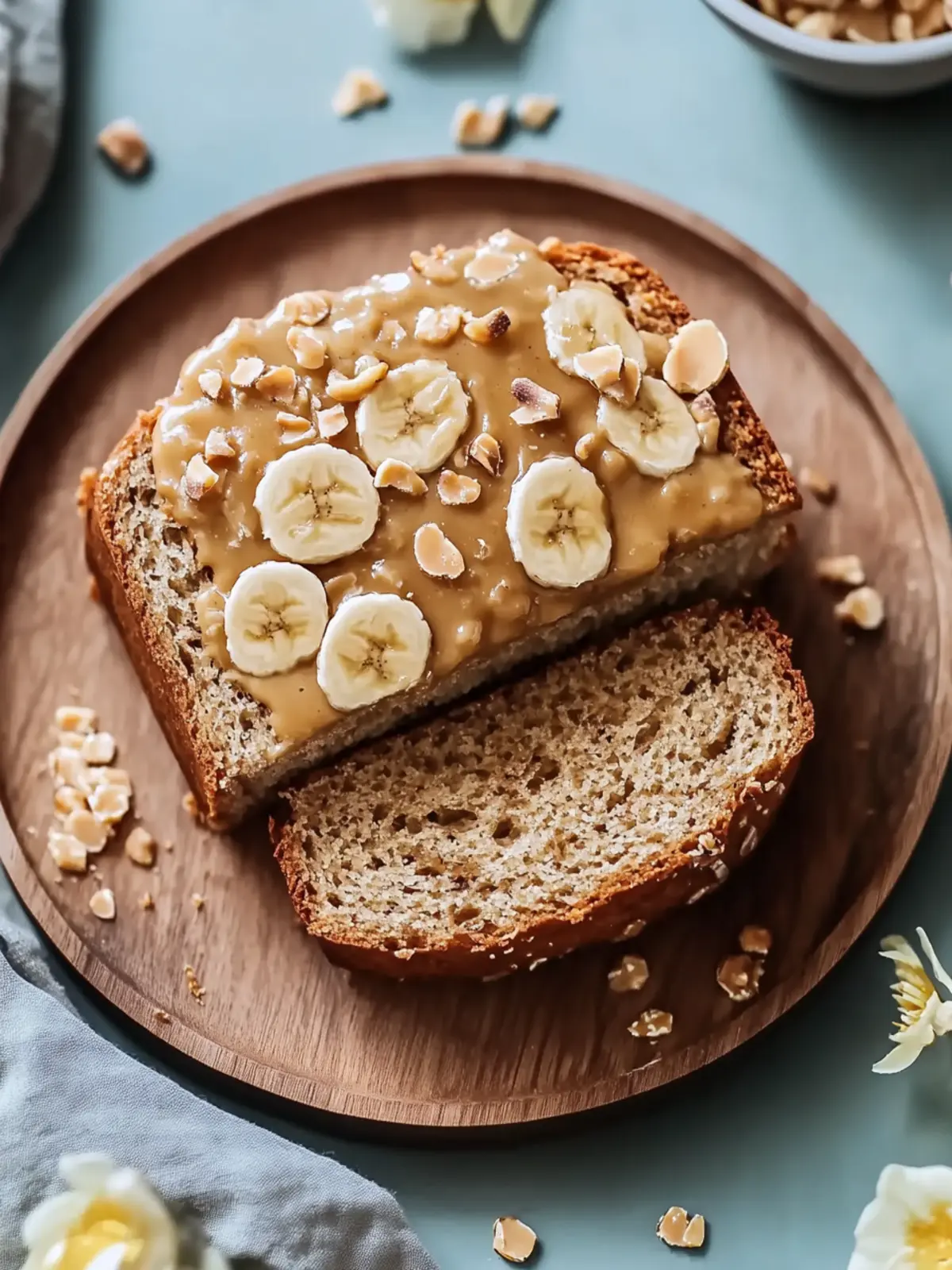Saftiges Bananenbrot mit Erdnussbutter selbstgemacht – Einfach lecker 2 Saftiges Bananenbrot mit Erdnussbutter selbstgemacht