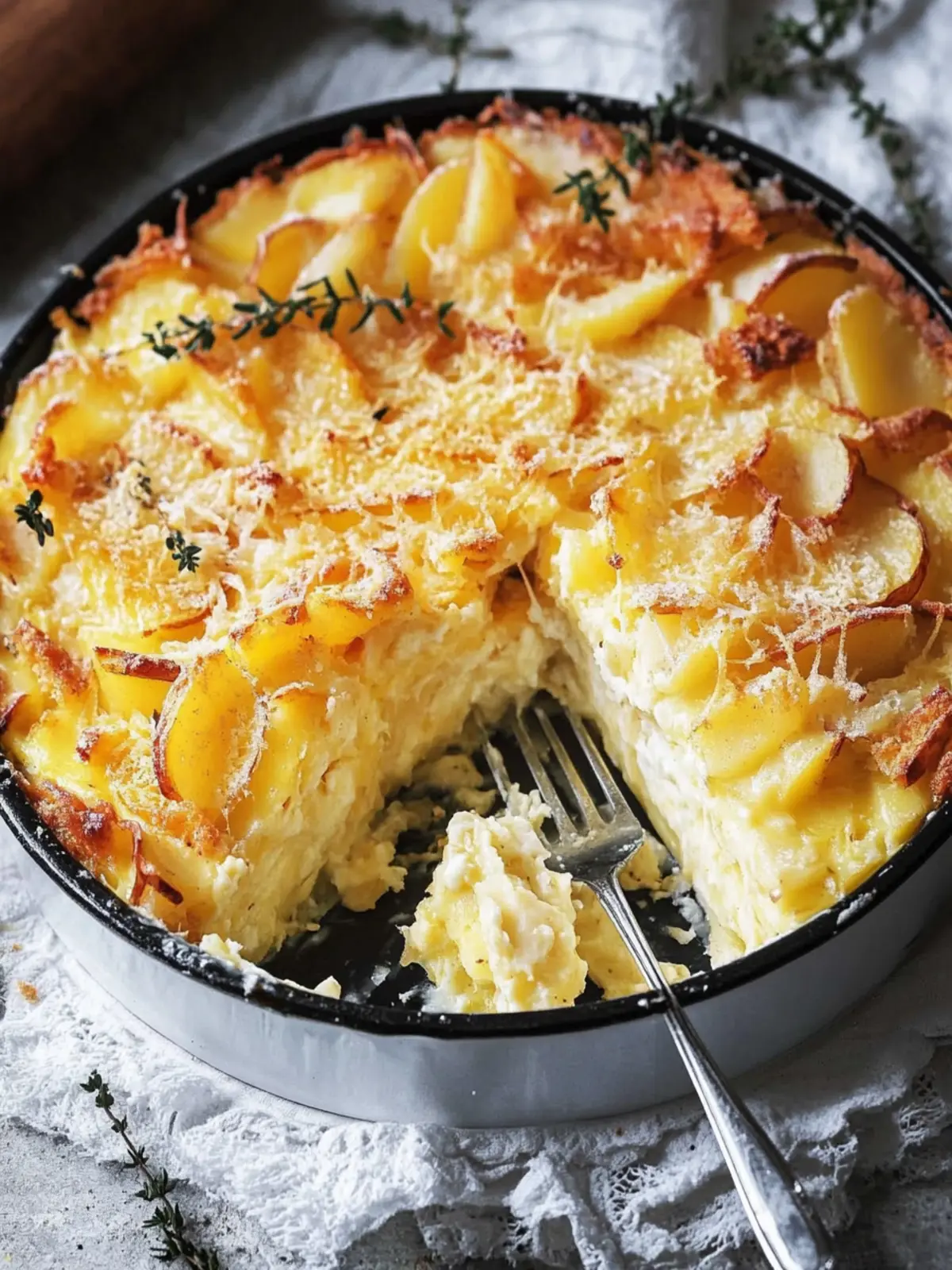 Gebackener Reis mit Schinken und Käse für schnelle Familienabende 2 Gebackener Reis mit Schinken und Käse