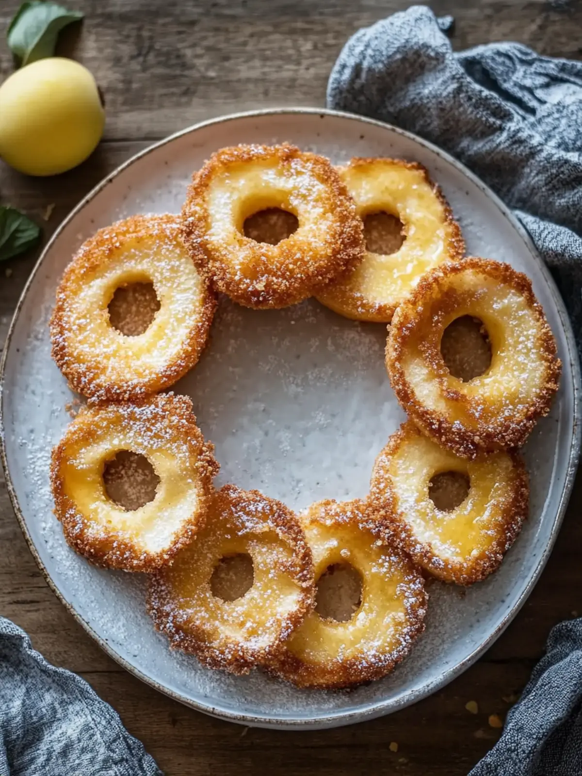 Luftfritteuse Zimt Apfelringe – Knuspriger Genuss für Zuhause 4 Luftfritteuse Zimt Apfelringe