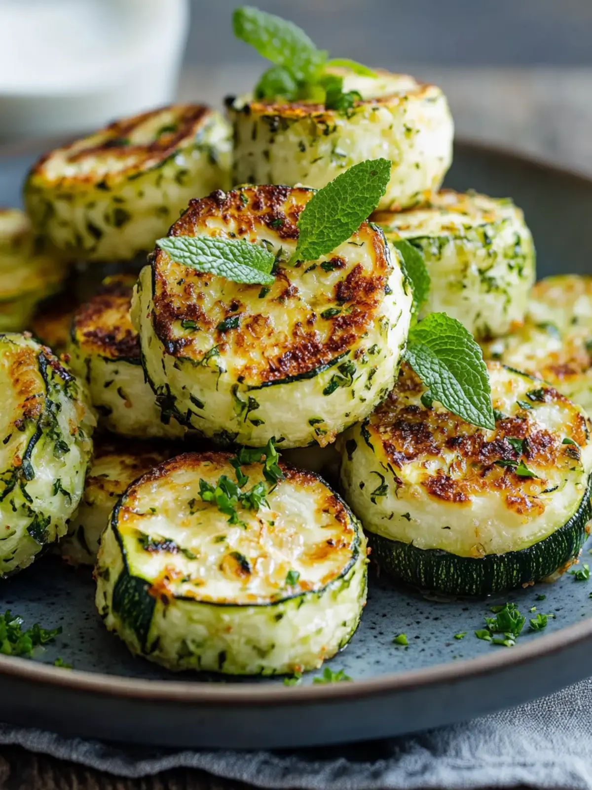 Knusprige Zucchini-Feta-Bällchen: Lecker aus dem Ofen 5 Knusprige Zucchini-Feta-Bällchen (Ofen)