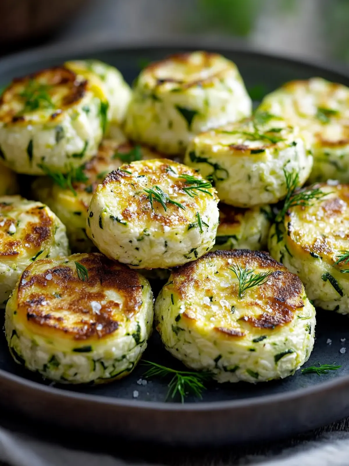 Knusprige Zucchini-Feta-Bällchen: Lecker aus dem Ofen 2 Knusprige Zucchini-Feta-Bällchen (Ofen)