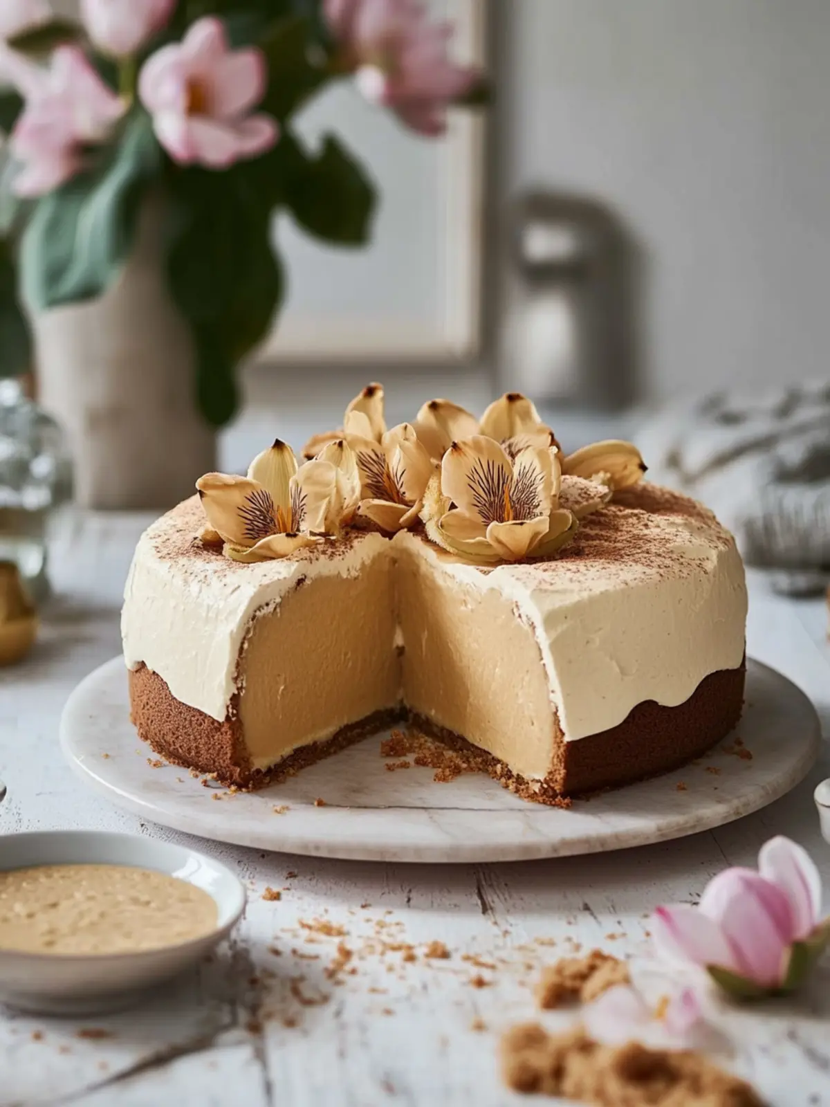 Lotus Basque-Käsekuchen: Cremiger Genuss im Handumdrehen 2 Lotus Basque-Käsekuchen