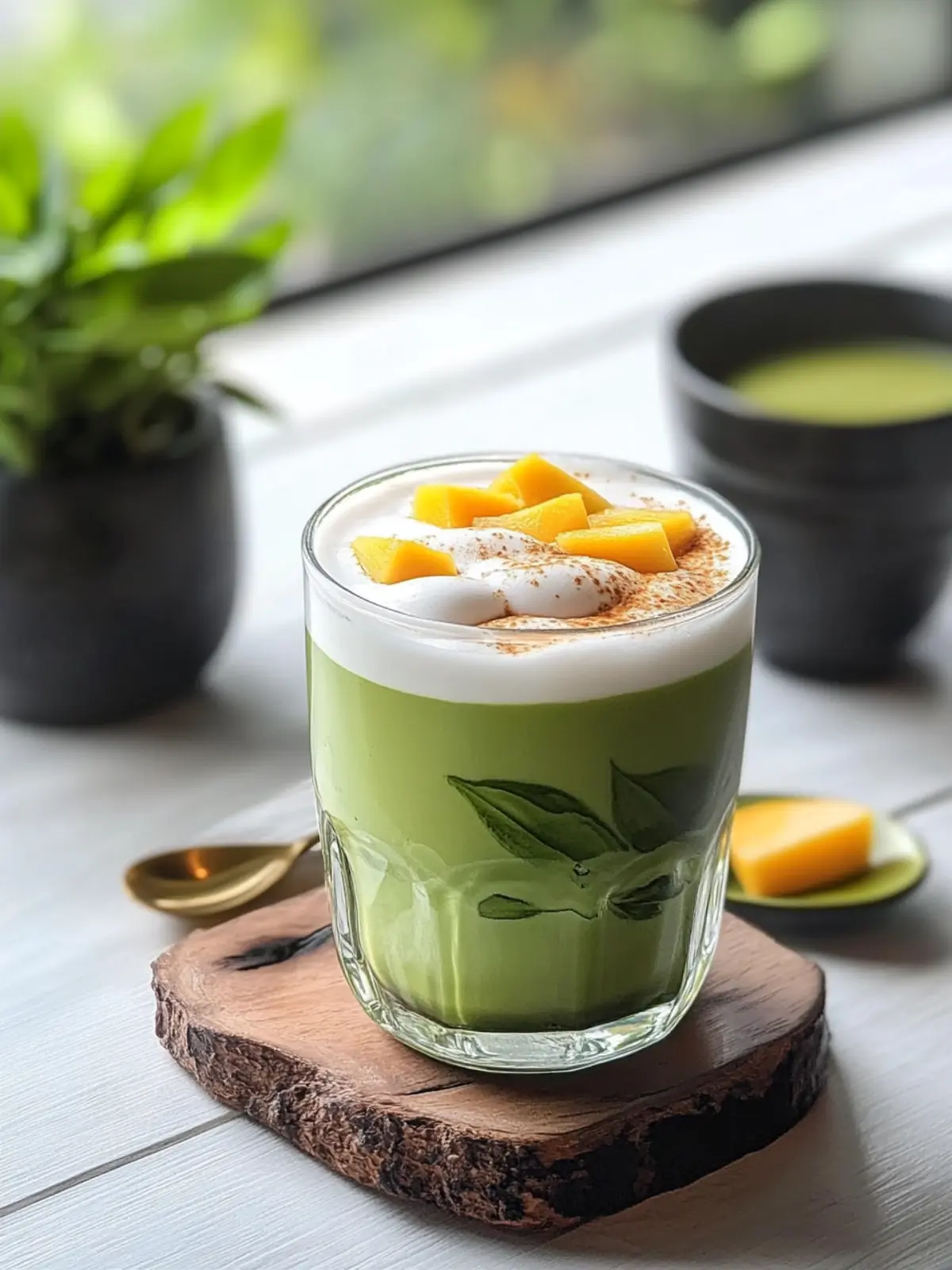 Eis Mango Matcha Latte