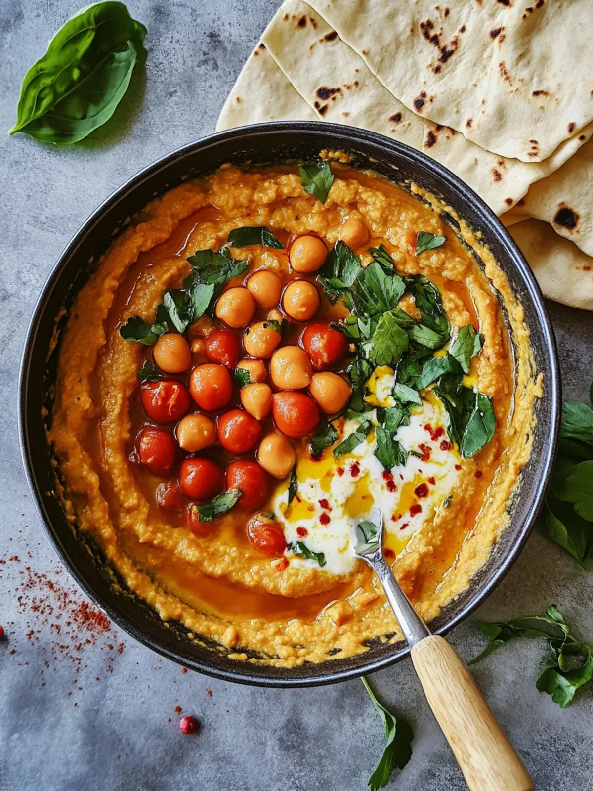 Cremige Harissa-Kichererbsen: Einfaches Wohlfühlessen für jeden Tag 3 Cremige Harissa-Kichererbsen