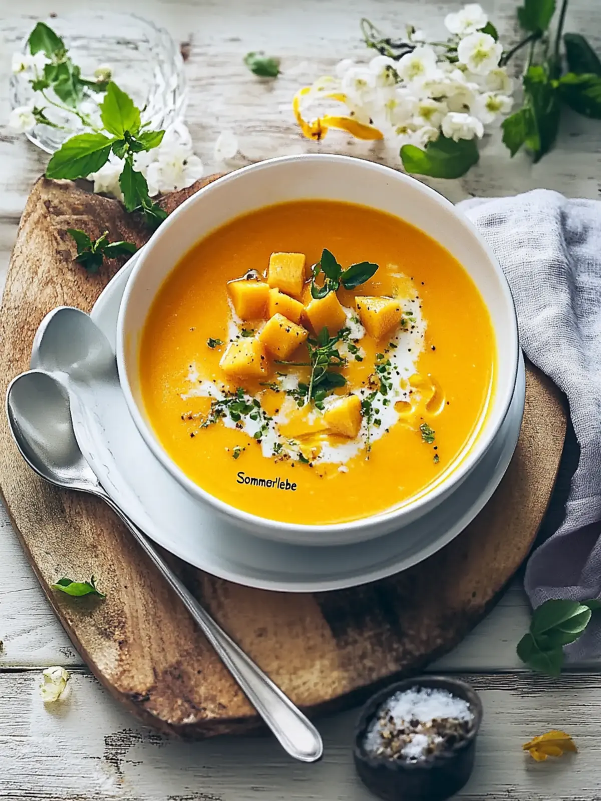 Möhren-Mango-Suppe „Sommerliebe“: Fruchtiger Genuss für alle 4 Möhren-Mango-Suppe „Sommerliebe“