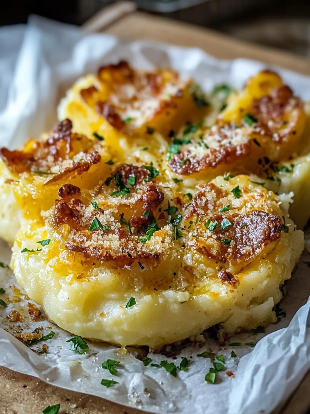 Crispy Quetschkartoffeln mit Käse: Der perfekte Snack 3 Crispy squashed potatoes with cheese