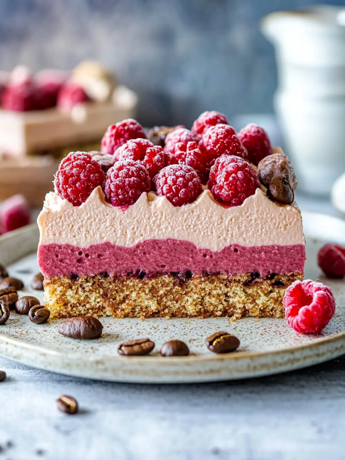 Kaffeemousse-Torte mit Himbeeren – Ein himmlisches Genuss-Erlebnis 2 Kaffeemousse-Torte mit Himbeeren