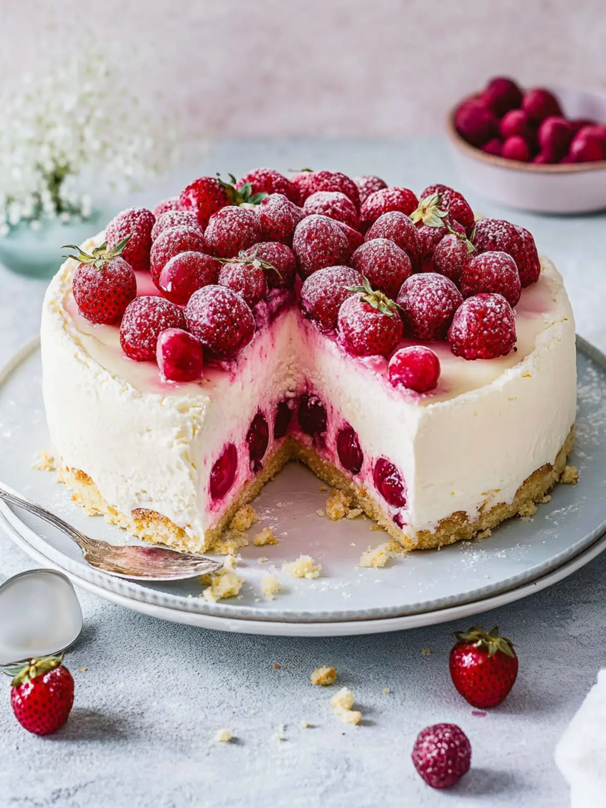 Windbeuteltorte mit Himbeeren: Das perfekte Sommer-Dessert 4 Windbeuteltorte mit Himbeeren