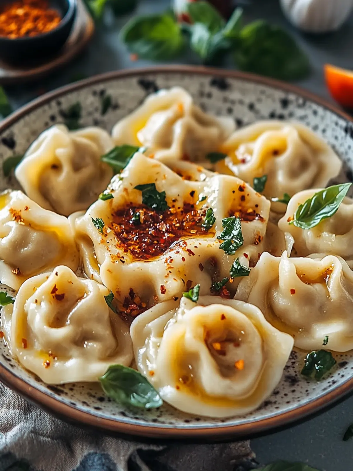 Vegane Manti-Teigtaschen: Herzhaft, einfach und köstlich 2 Vegane Manti-Teigtaschen