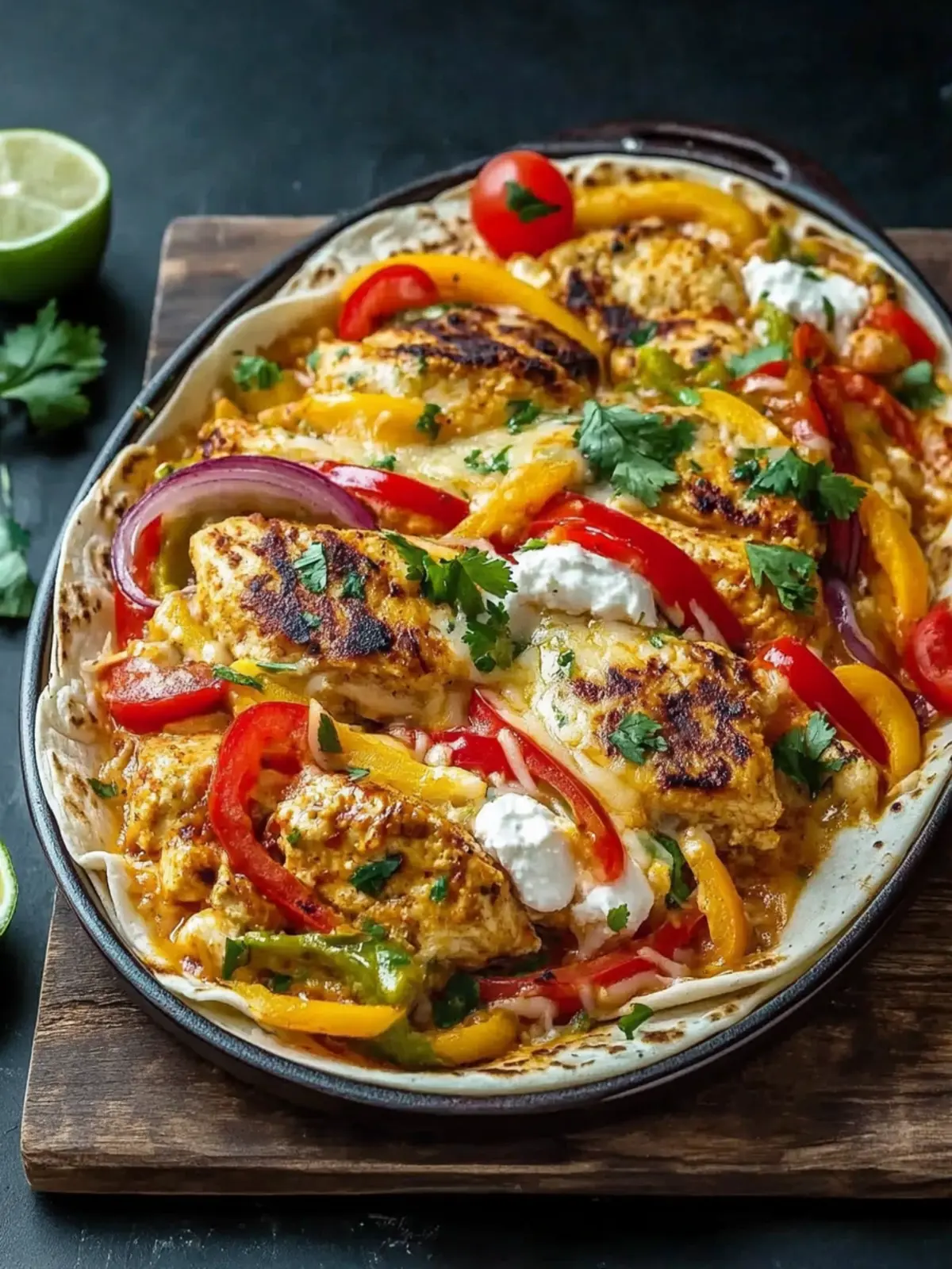 Hühnchen Fajita Hüttenkäse Auflauf – Eiweißreicher Genuss zuhause 5 Hühnchen Fajita Hüttenkäse Auflauf