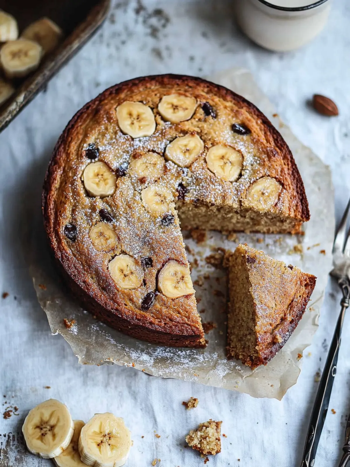 Saftiges Grundrezept für Bananenkuchen – Vegan und einfach! 5 Grundrezept für Bananenkuchen