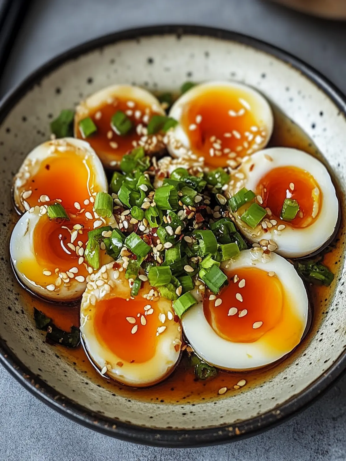 Koreanische Sojasoße marinierte Eier Rezept für dein Glücksgefühl 4 Koreanische Sojasoße marinierte Eier Rezept