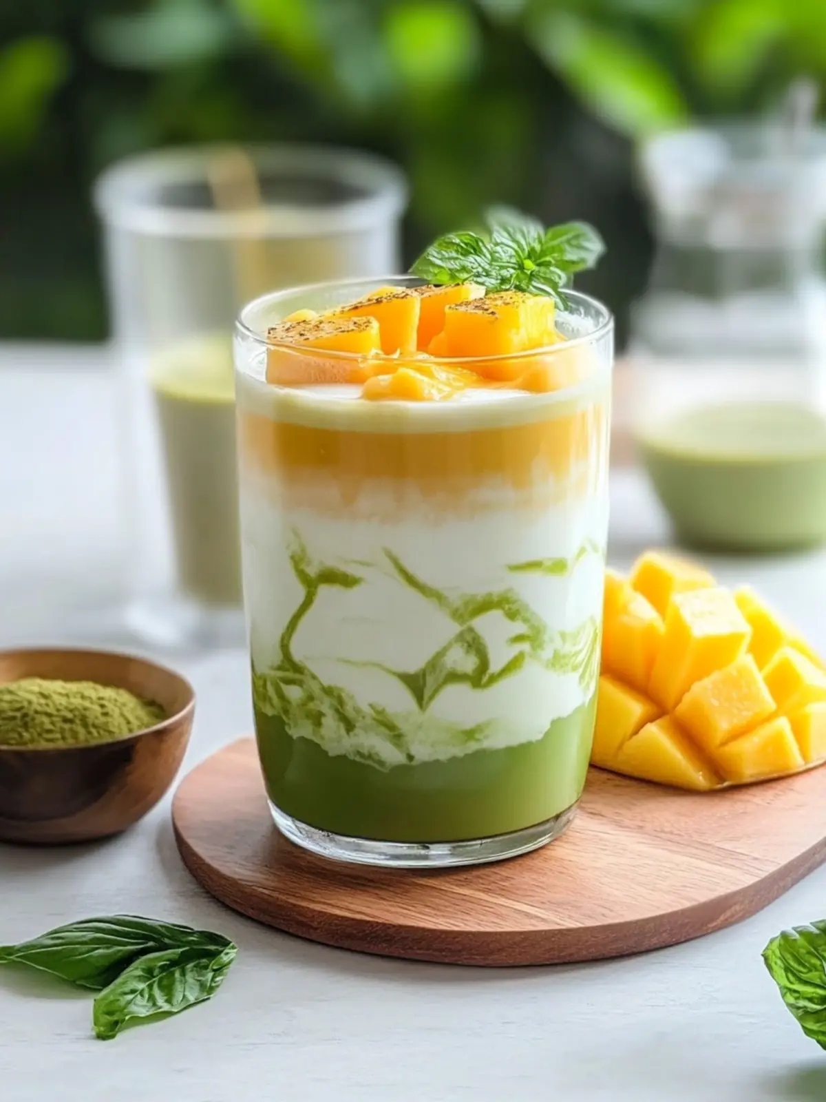 Eis Mango Matcha Latte: Erfrischend und voller Energie 4 Eis Mango Matcha Latte