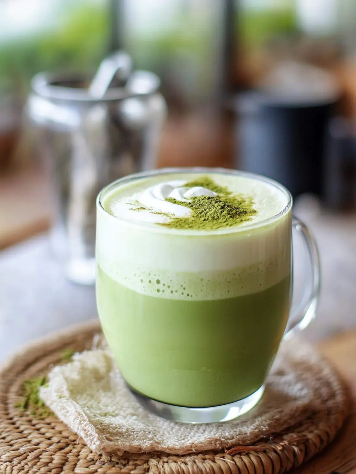 Cremige Matcha Grüntee Latte für den perfekten Energieschub 3 Matcha Grüntee Latte