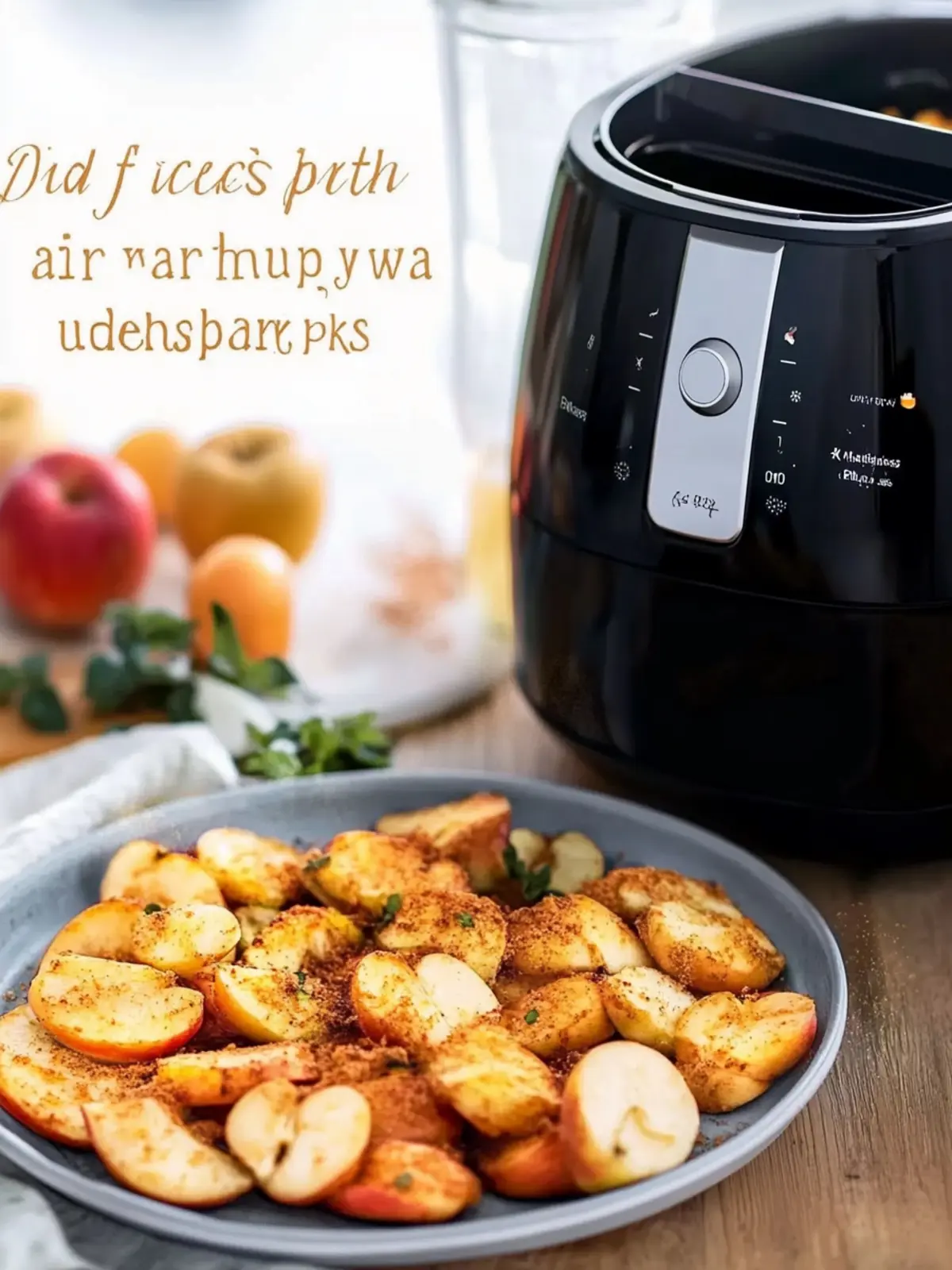 Airfryer-Apfelküchle mit Suchtfaktor: Goldene Fruchtfreuden 3 Airfryer-Apfelküchle mit Suchtfaktor