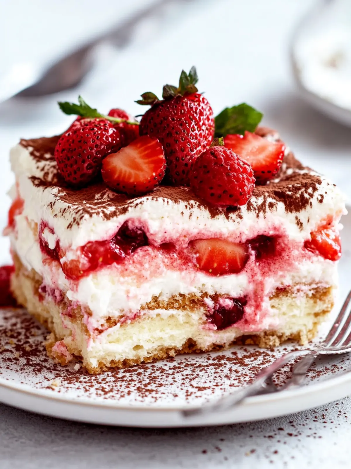 Erdbeer Tiramisu ohne Ei: Fruchtige Sommerfrische entdecken 4 Erdbeer Tiramisu ohne Ei