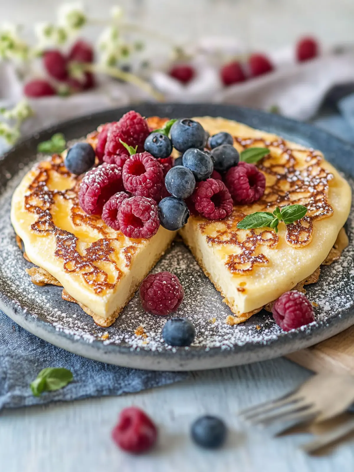 Leckere Low-Carb Quarkpfannkuchen ohne Mehl genießen 4 Low-Carb-Quarkpfannkuchen ohne Mehl