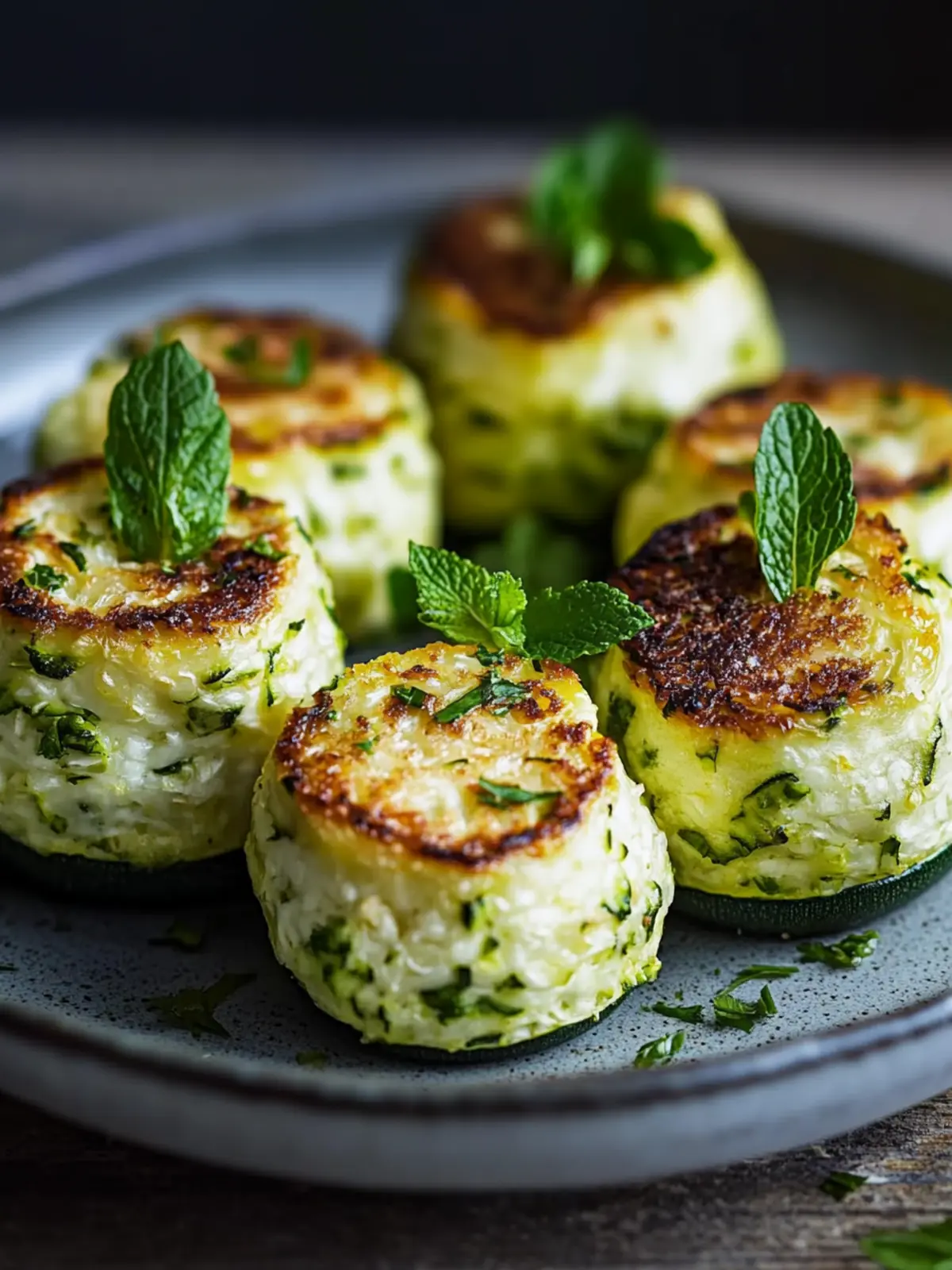 Knusprige Zucchini-Feta-Bällchen: Lecker aus dem Ofen 3 Knusprige Zucchini-Feta-Bällchen (Ofen)