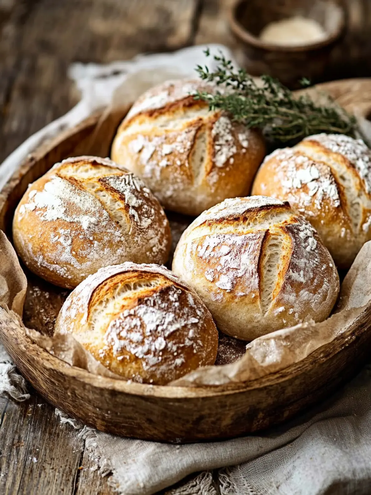 Roggenbrötchen mit Sauerteig: Einfach, aromatisch und frisch! 3 Roggenbrötchen mit Sauerteig