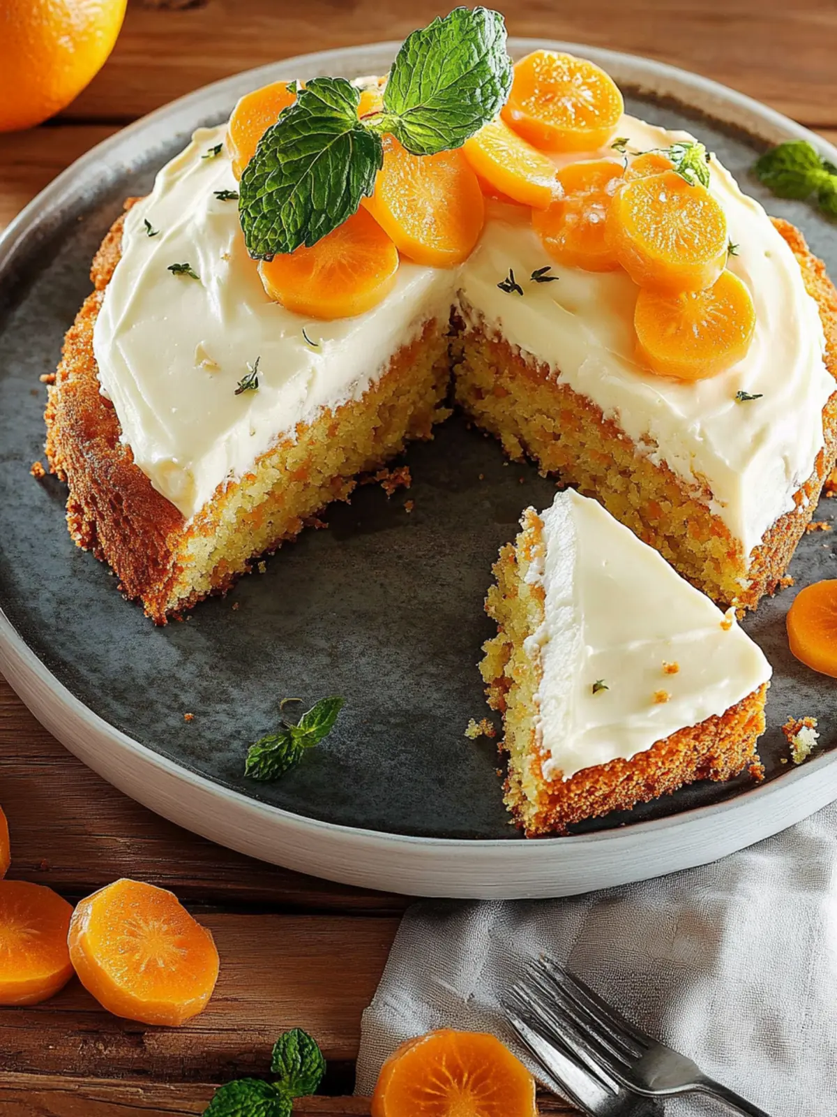 Saftiger Möhrenkuchen mit Frischkäse-Frosting für jede Feier 3 Möhrenkuchen mit Frischkäse-Frosting