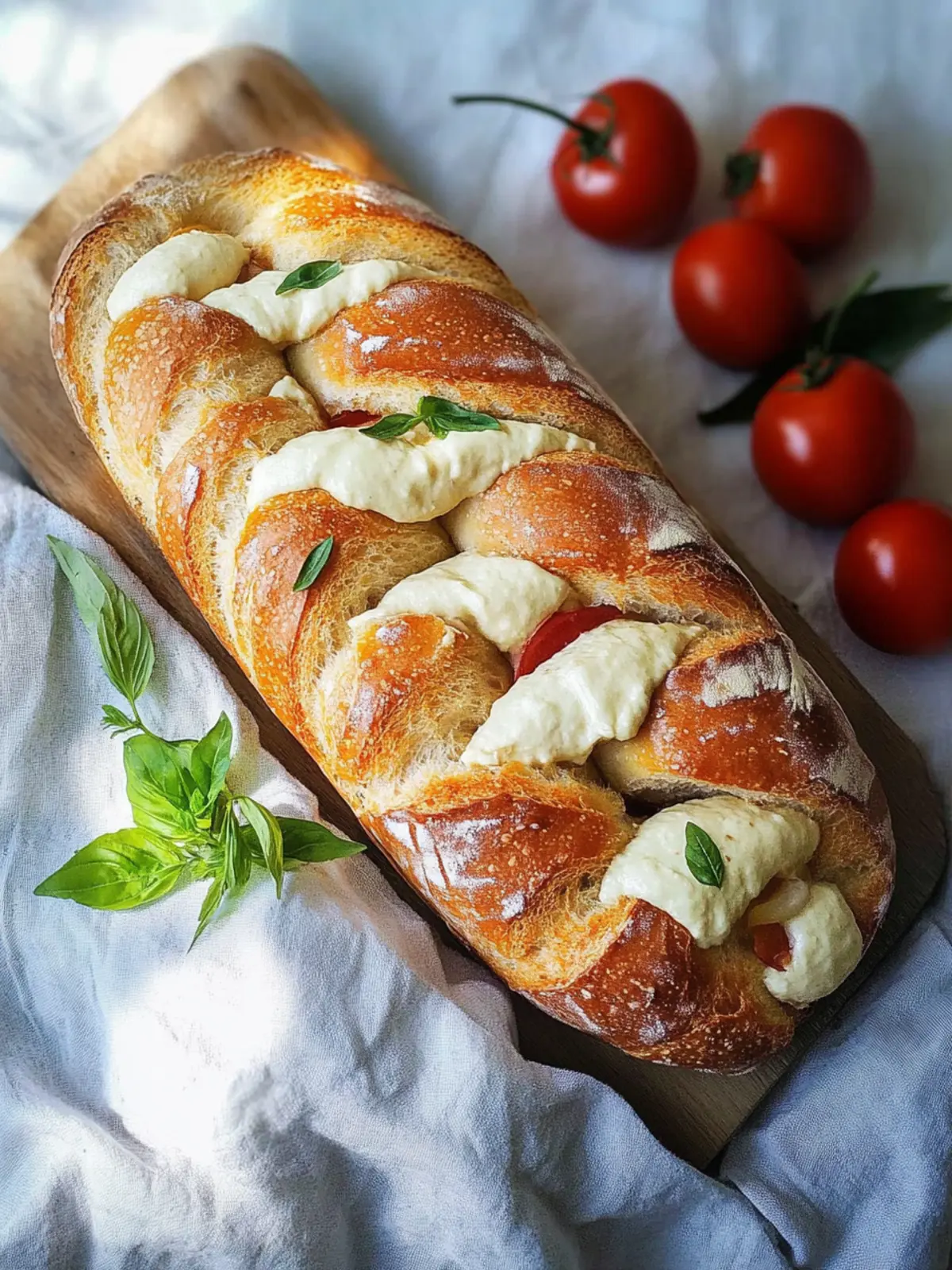 Fächerbaguette ganz schnell: Köstliches Caprese für alle! 3 Fächerbaguette ganz schnell