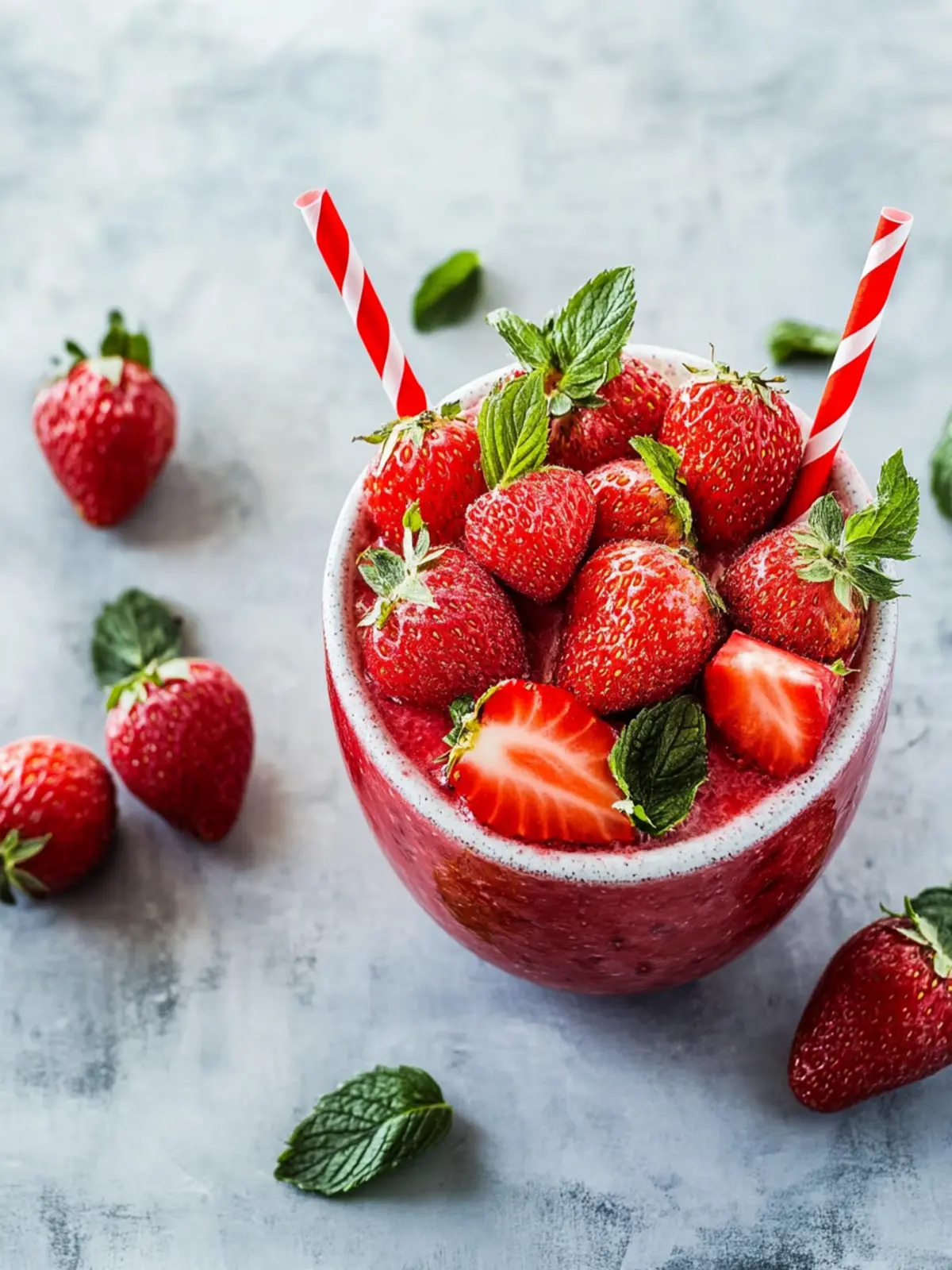 Erdbeer-Slushies: Frisch, einfach und perfekt für den Sommer 4 Erdbeer-Slushies