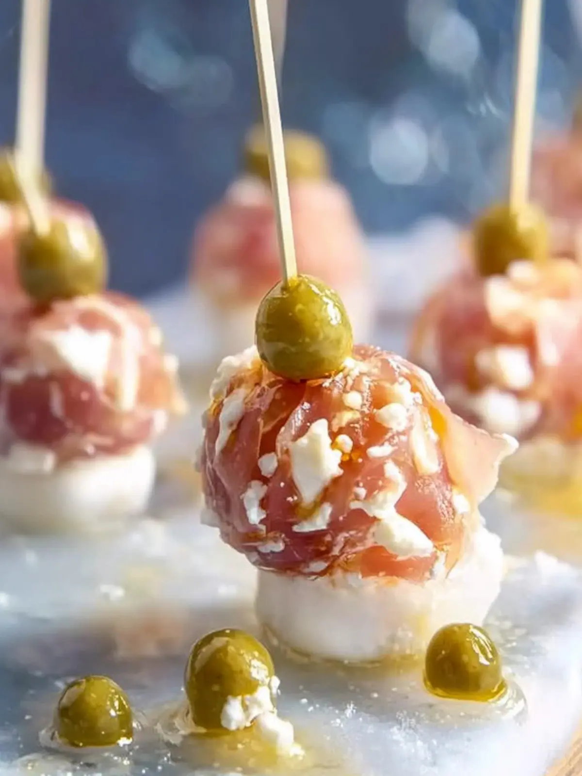 Ziegenkäse- und Prosciutto-Bonbons: Eleganz für jeden Anlass 5 Ziegenkäse- und Prosciutto-Bonbons