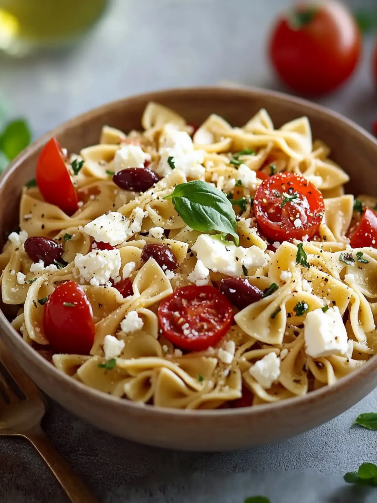 Mediterraner Nudelsalat mit Feta – einfach, frisch und lecker 5 Mediterraner Nudelsalat mit Feta – einfach & frisch