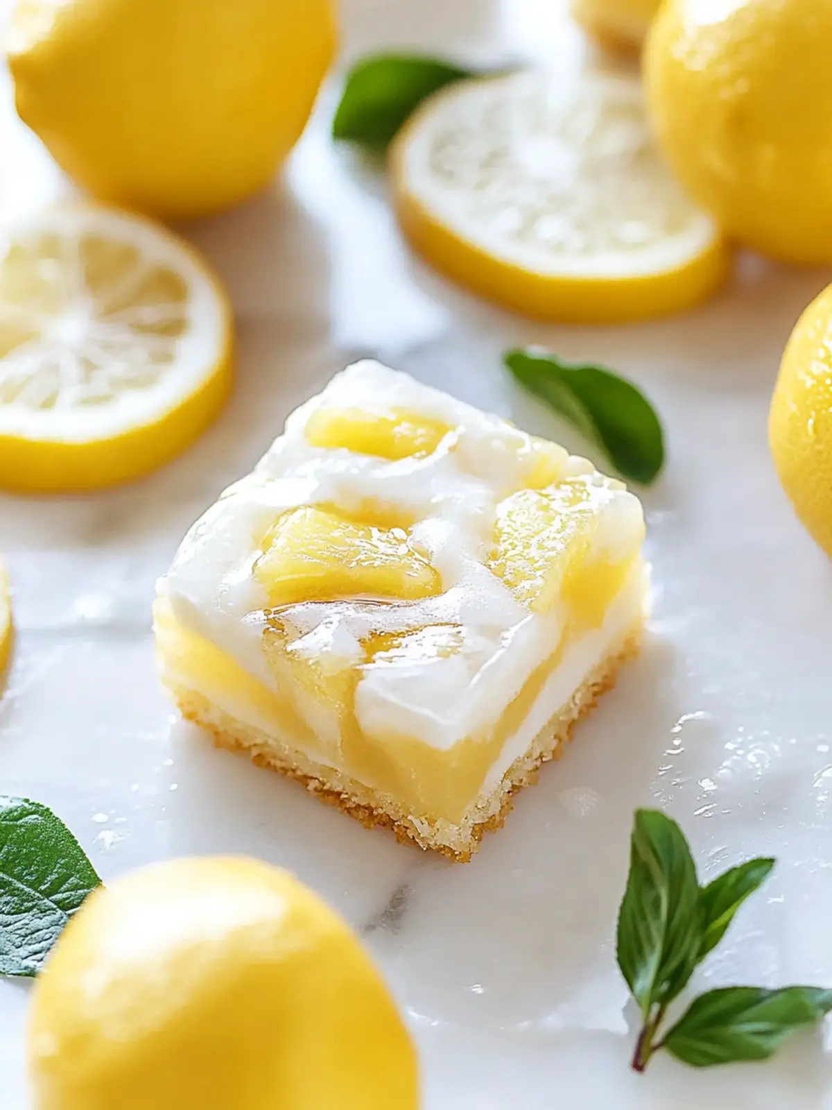 Zitronenbrownies: Fruchtige Köstlichkeit für dein Dessert! 3 Zitronenbrownies