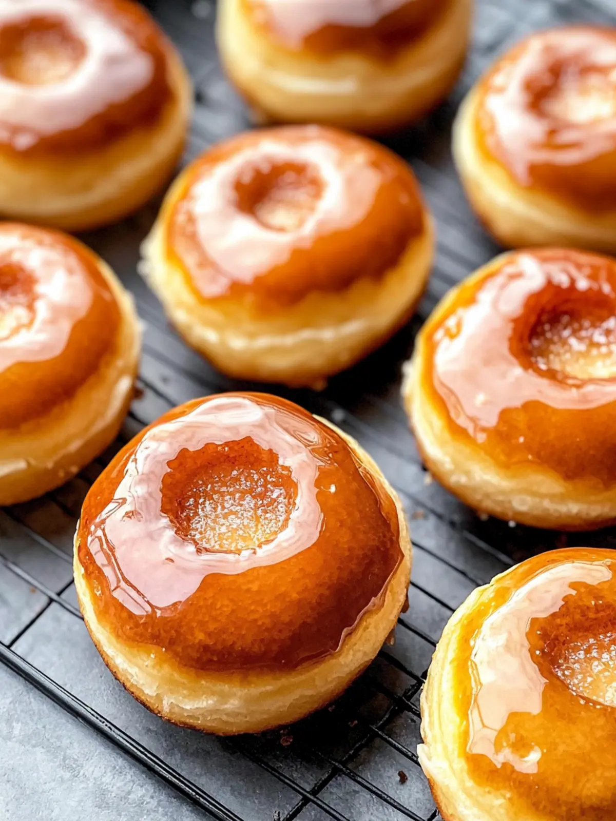Gebrannte Creme Brûlée Donuts – Himmlisch fluffig und süß 4 Gebrannte Creme Brûlée Donuts