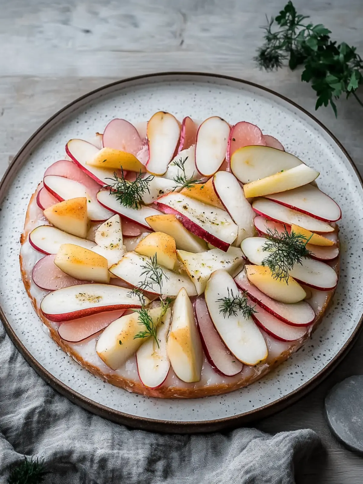 Frischer Matjessalat mit Apfel für die perfekte Sommerleichte! 2 Matjes salad with apple