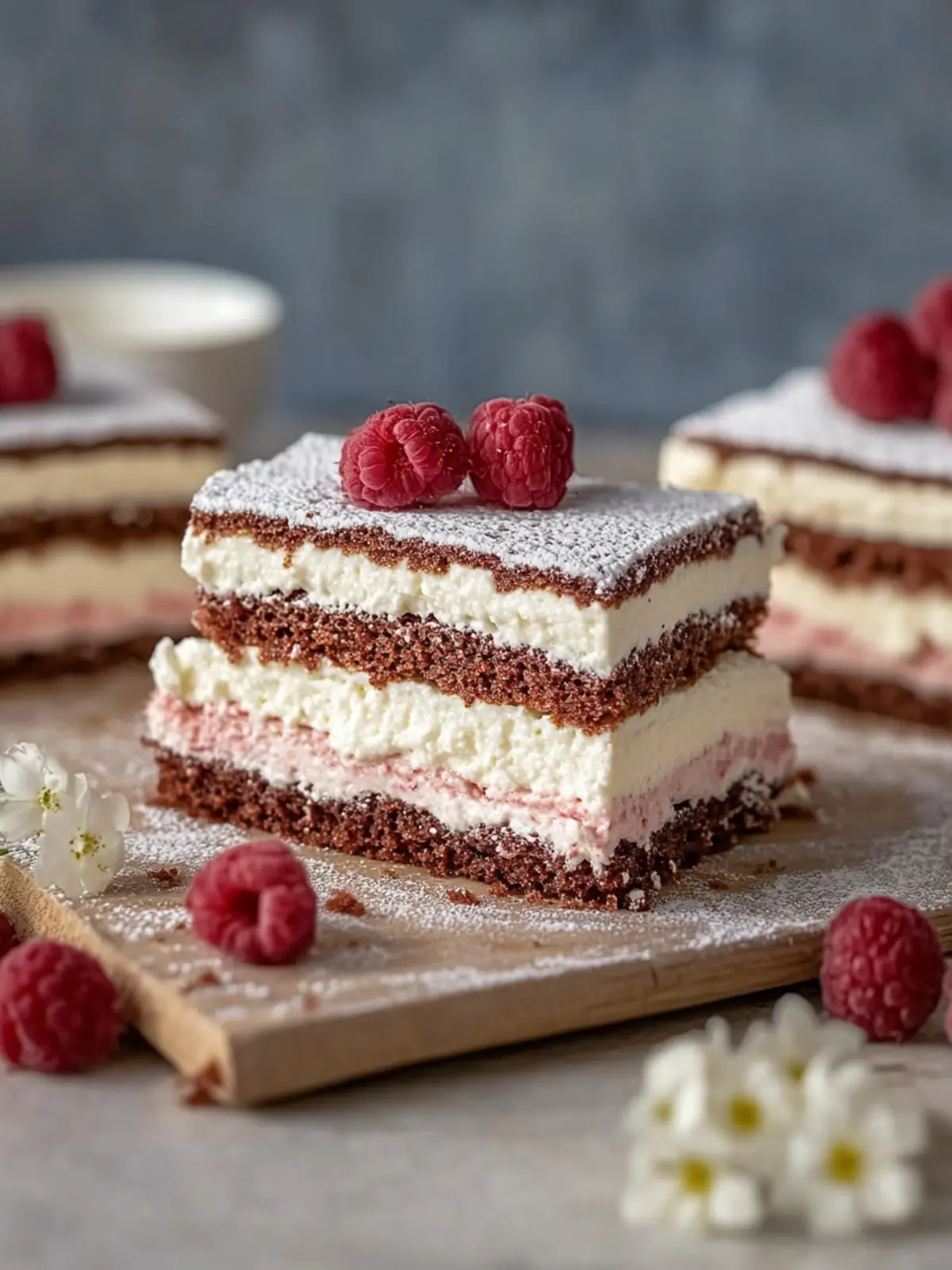 Milchschnitte-Kuchen vom Blech: Nostalgischer Genuss für Alle 2 Milchschnitte-Kuchen vom Blech