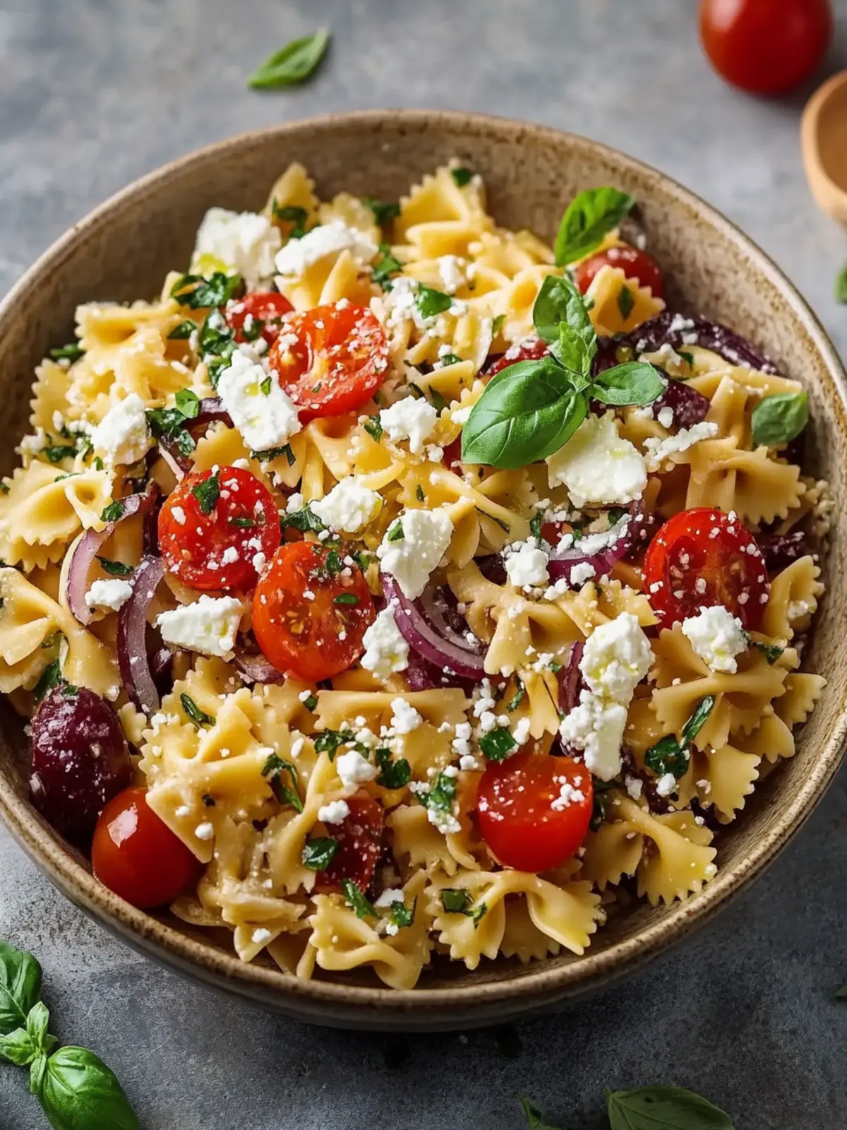 Mediterraner Nudelsalat mit Feta – einfach, frisch und lecker 3 Mediterraner Nudelsalat mit Feta – einfach & frisch