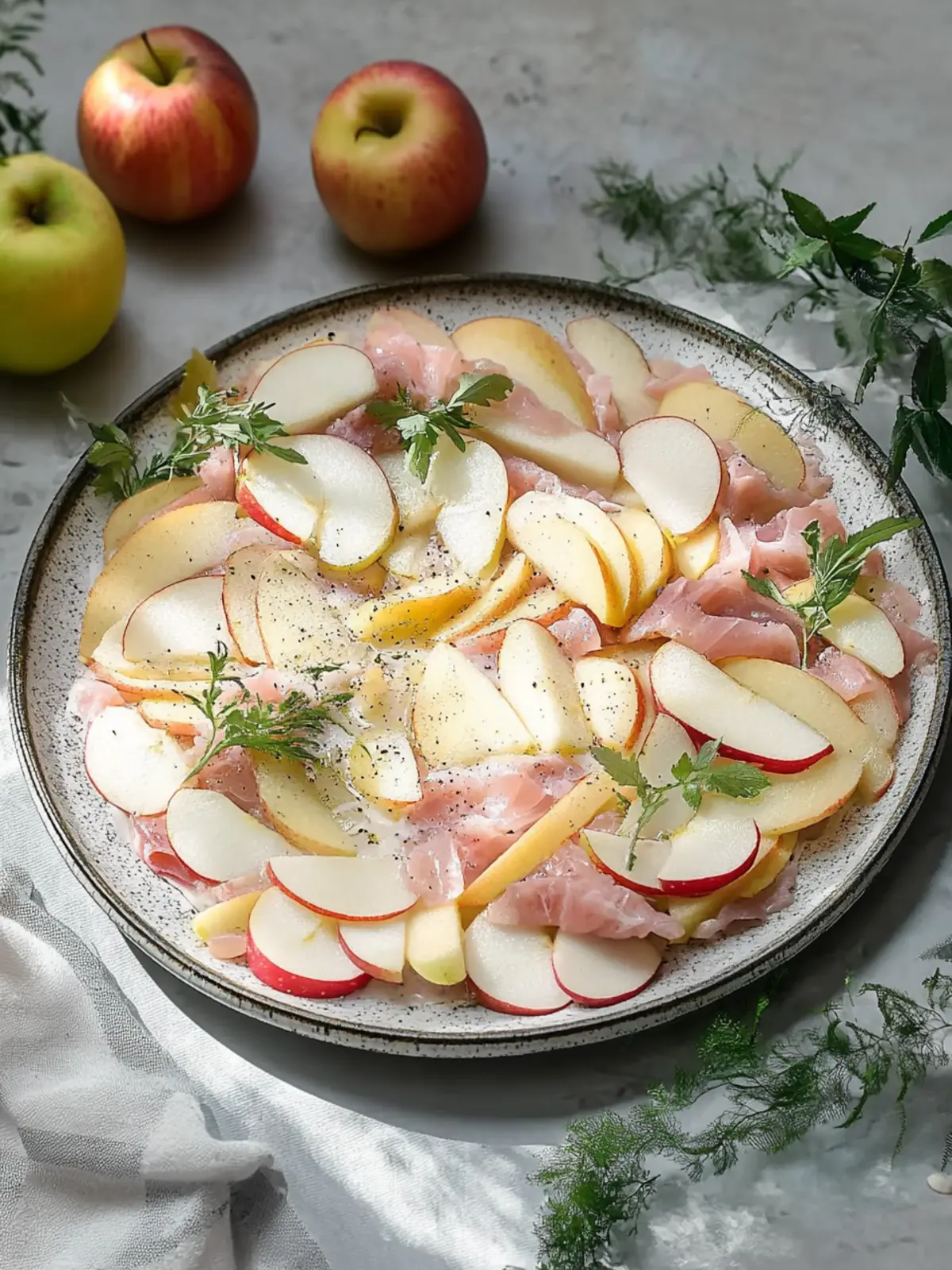 Frischer Matjessalat mit Apfel für die perfekte Sommerleichte! 3 Matjes salad with apple