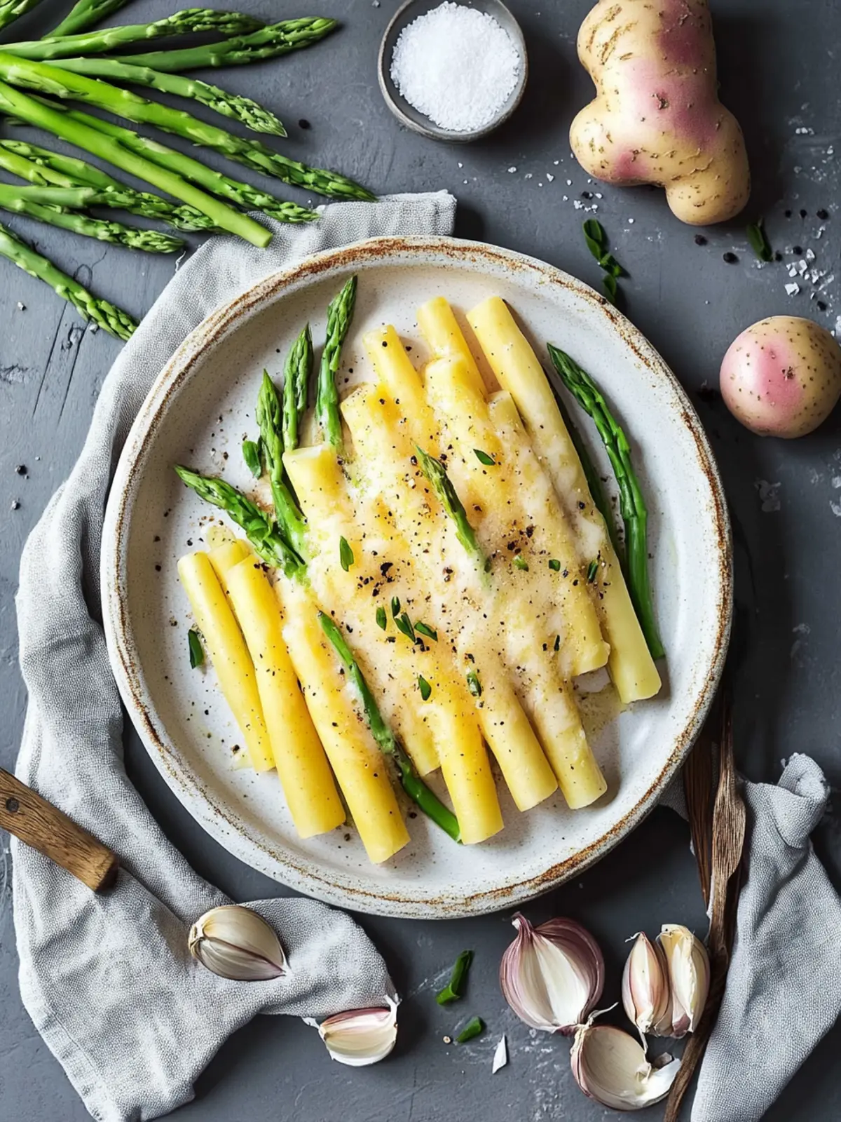 Spargelauflauf mit Schinken und Kartoffeln: Ein Frühlingsgenuss 3 Spargelauflauf mit Schinken und Kartoffeln