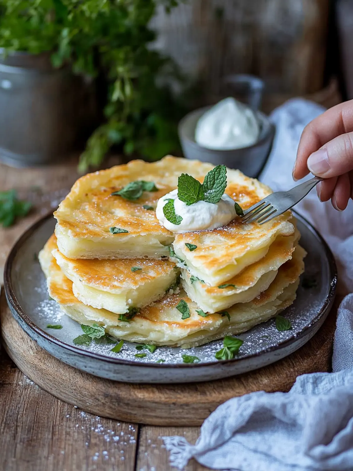 Bärlauch Fladen - der herzhafte Pfannkuchen für frische Genießer 5 Bärlauch Fladen - der herzhafte Pfannkuchen