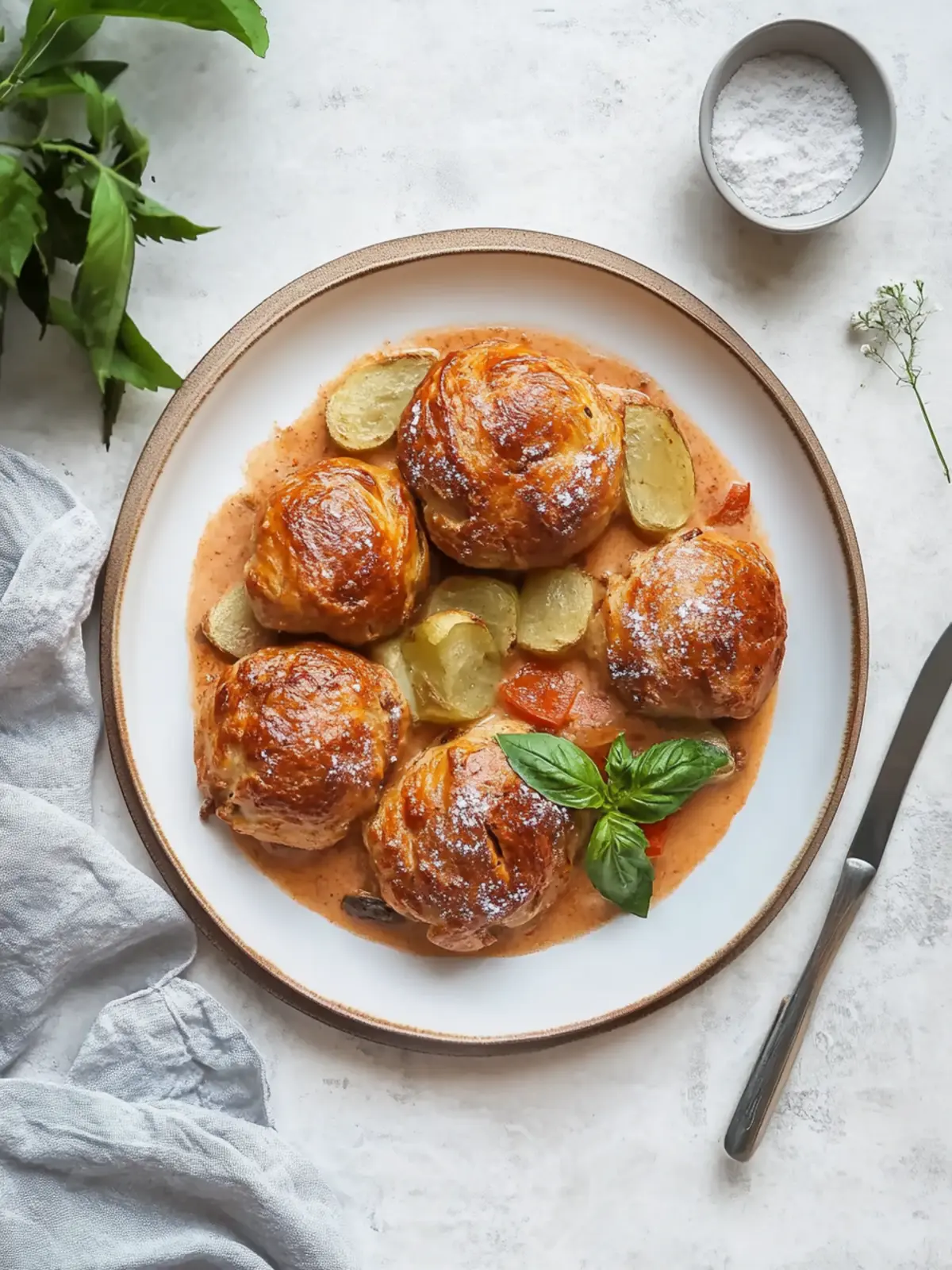 Hackbällchen Toskana ohne Fix: Gesund und lecker zubereiten 2 Hackbällchen Toskana ohne Fix