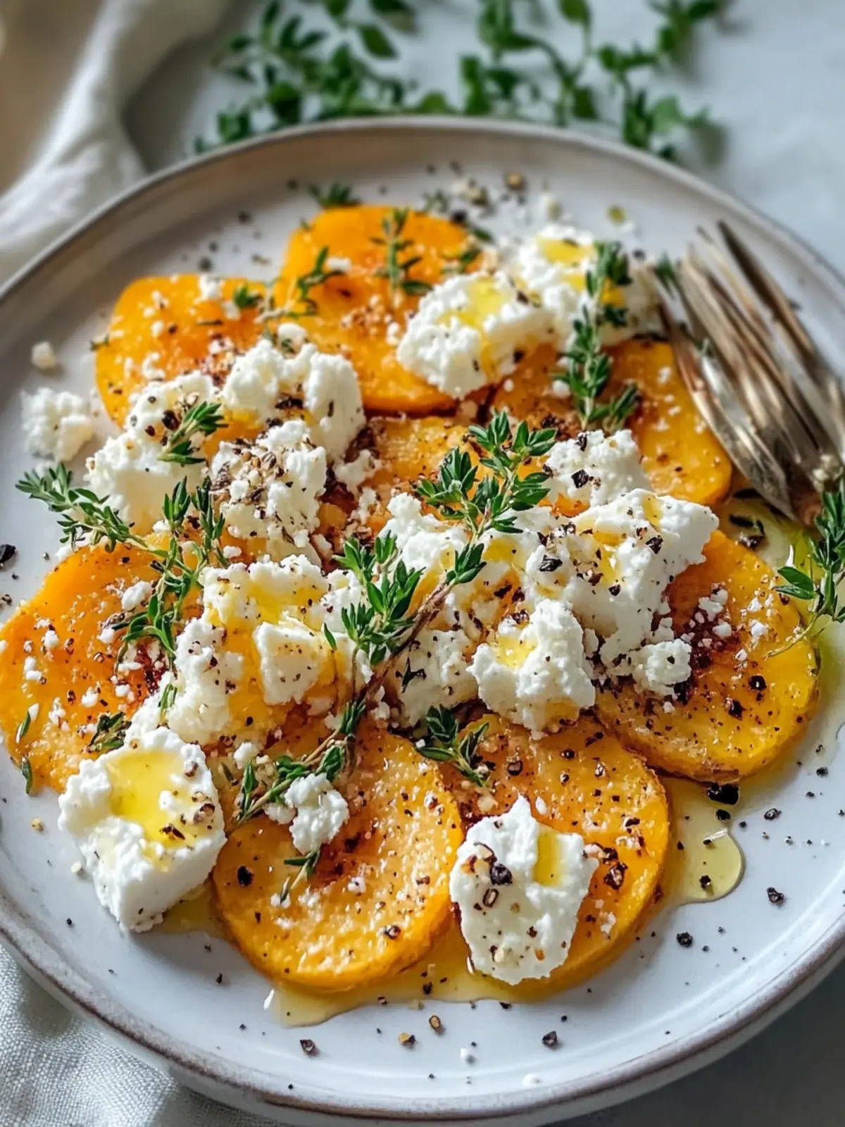 Geröstete Süßkartoffelrunden mit Honig-Feta - Gesund und Lecker 5 Geröstete Süßkartoffelrunden mit Honig-Feta