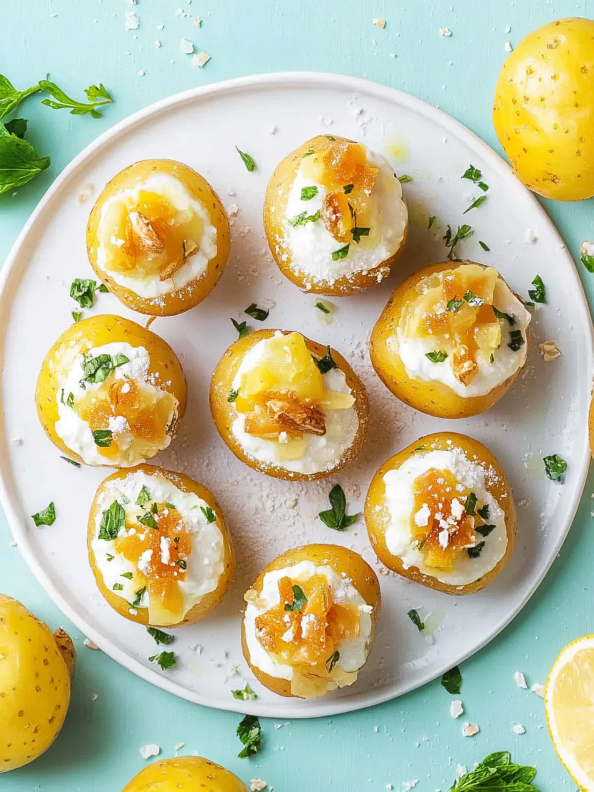Mini zweimal gebackene Kartoffeln: Der perfekte Snack für alle 3 Mini zweimal gebackene Kartoffeln