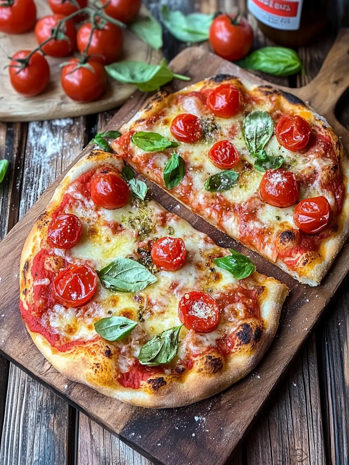 Klassische Margherita Pinsa: Ein Genuss für jede Gelegenheit 4 Klassische Margherita Pinsa