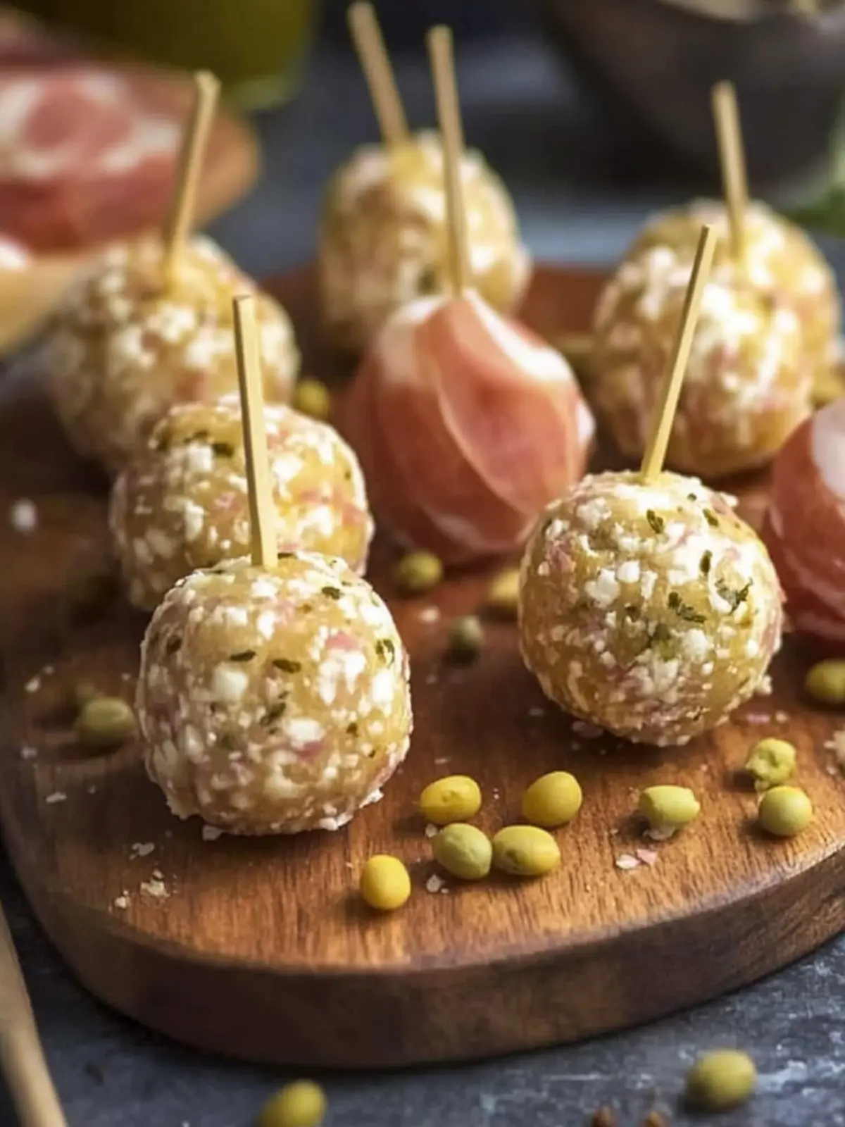 Ziegenkäse- und Prosciutto-Bonbons: Eleganz für jeden Anlass 2 Ziegenkäse- und Prosciutto-Bonbons