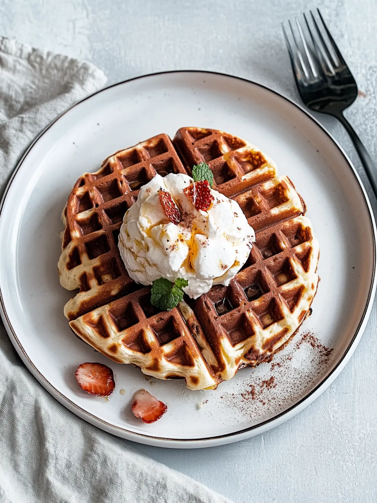 Fluffiges Waffeln Rezept – Beste Schokoladenträume selber machen 3 Waffeln Rezept Fluffig