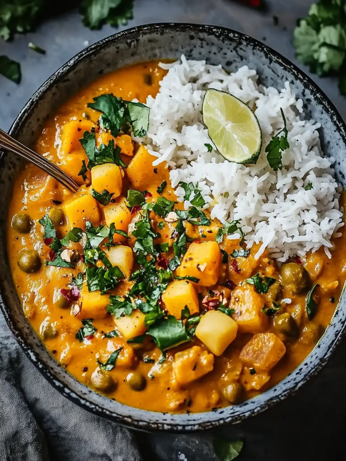 Süßkartoffel und Kichererbsen Curry: Gesund und einfach Genießen 4 Süßkartoffel und Kichererbsen Curry