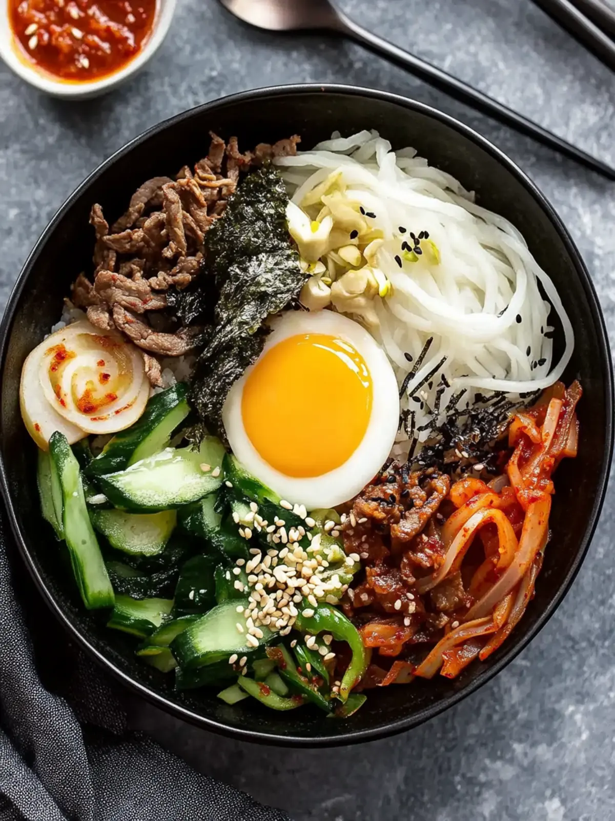 Bunte Bibimbap: Die perfekte koreanische Reisschale für Zuhause 3 Bibimbap (Koreanischer Reisschale)