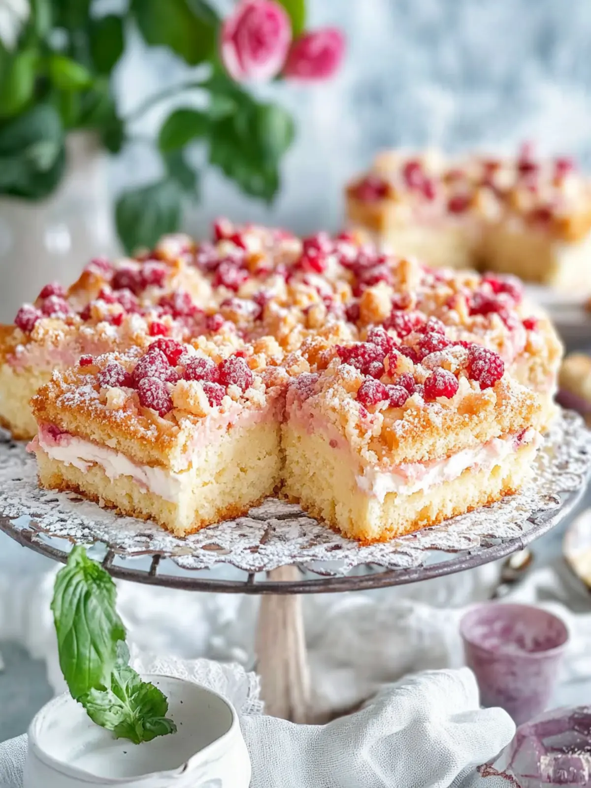 Zauberkuchen mit Pudding und Rhabarber – Zauberhafte Genussmomente 2 Zauberkuchen mit Pudding und Rhabarber