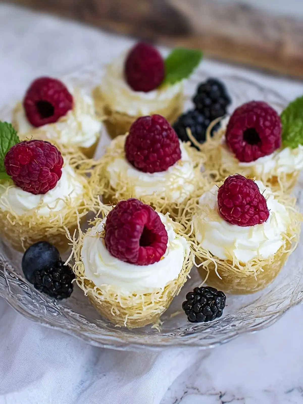 Kadayif-Nester mit Pudding: Süßer Genuss für jeden Anlass 2 Kadayif-Nester mit Pudding