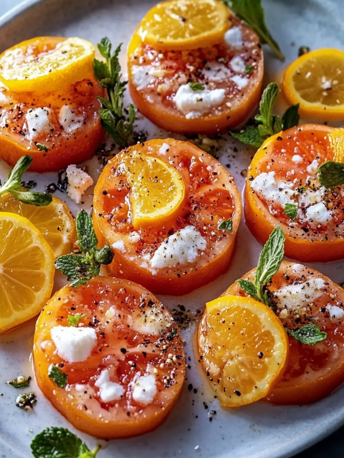 Geröstete Süßkartoffelrunden mit Honig-Feta - Ein Genussmoment 2 Geröstete Süßkartoffelrunden mit Honig-Feta