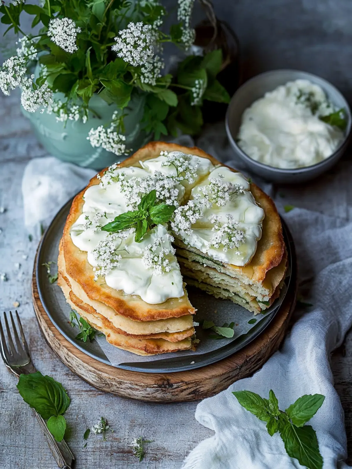 Bärlauch Fladen - der herzhafte Pfannkuchen für frische Genießer 4 Bärlauch Fladen - der herzhafte Pfannkuchen