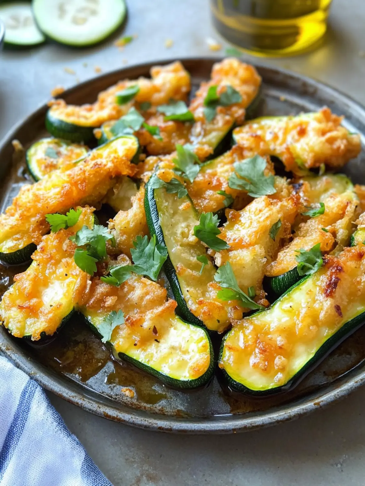 Buffalo-Hähnchen-Zucchini-Boote für ein schnelles Abendessen 4 Buffalo-Hähnchen-Zucchini-Boote