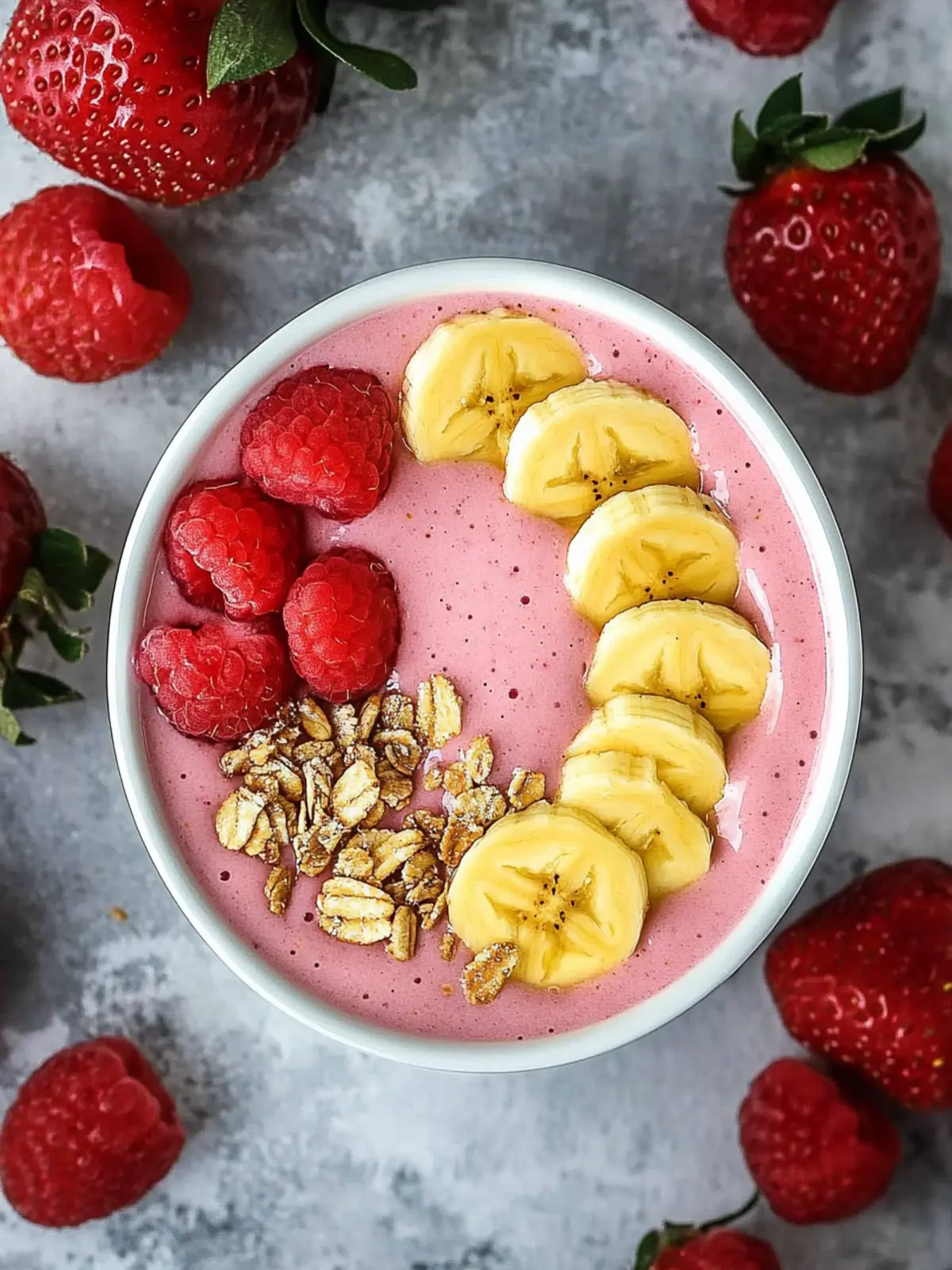 Erdbeer-Banane-Smoothie-Schüssel: Gesund und Lecker für Jeden 3 Erdbeer-Banane-Smoothie-Schüssel